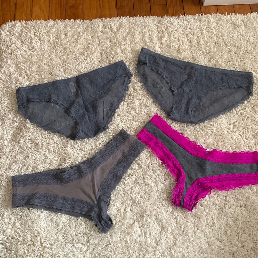 Victoria’s Secret/PINK gray underwear